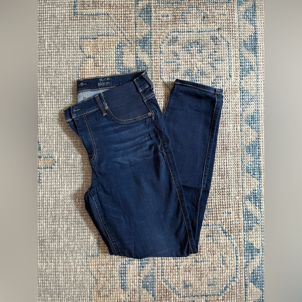 7 For All Mankind Maternity Skinny Jeans